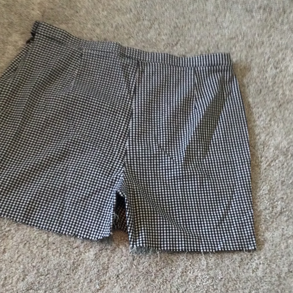 plaid shorts